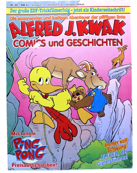 Alfred J. Kwak Comic-Magazin Nr. 20: Das Höhlenabenteuer von Condor
